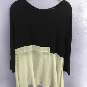 Eloquii Black and White Top - Size 14/16